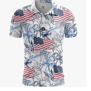 Eagle Six Gear Patriotic Performance Polo 2XL